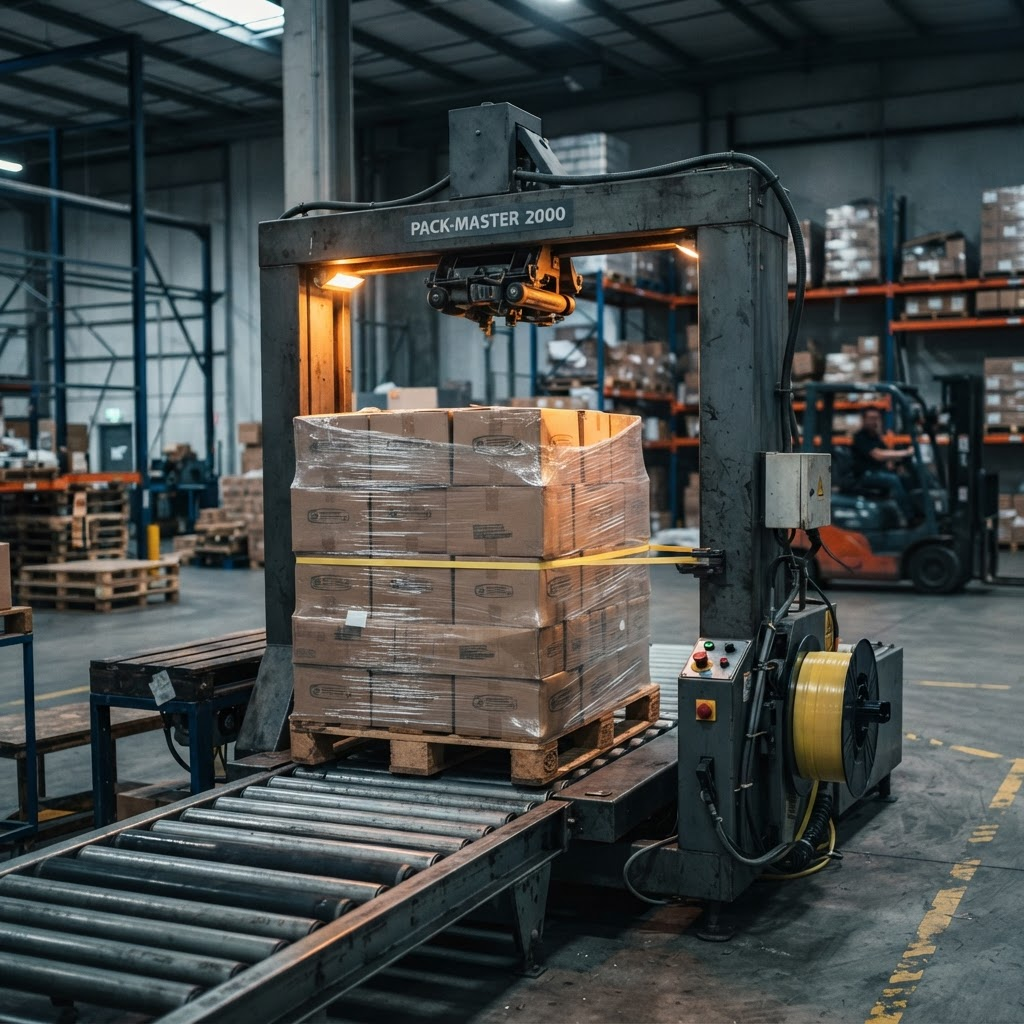 Strapping vs. stretch wrapping for palletised loads